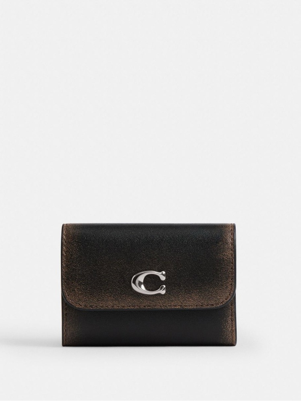 Coach Essential Card Holder Wallet In Loved Leather